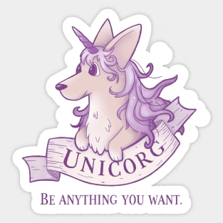 Unicorg Sticker